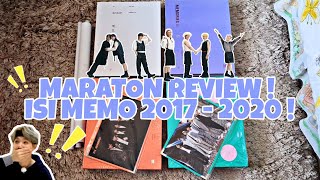 BTS MEMORIES 2017, 2018, 2019, 2020 MARATHON REVIEW ! [ INDONESIA ]