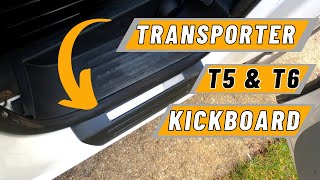 How to install VW Transporter front door sill threshold covers/ sill guards