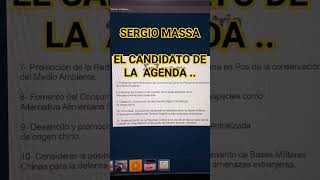 Sergio Massa, el candidato argentino elegido por la Agenda 20...30