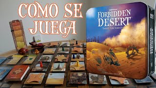 Forbidden Desert - Como Jugar [Escapa de la tormenta de arena!]