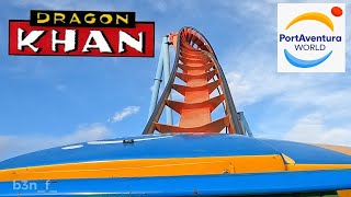 Dragon Khan Full on Ride POV [4K] | 2023 PortAventura