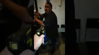 RAmbo  tazes mexican ese thug in a notorious/ dangerous dispensary