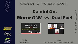 Tema 05. Caminhão: Motor GVN  vs  DUAL FUEL.  Prof. Lodetti e Canal CHT