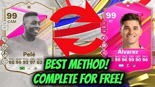 How To Complete 99 FUTTIES PELE & ALVAREZ FOR FREE! BEST METHOD! FC 24 Ultimate Team