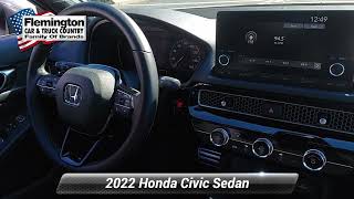 Used 2022 Honda Civic Sedan Sport, Flemington, NJ JP1579P