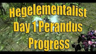 Path of Exile Ascendancy: Day 1 Hegelementalist Progress Perandus League