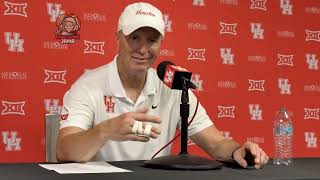 Houston Cougars head coach Willie Fritz talks win over Utah Utes!