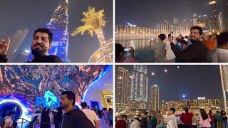 Dubai Mall Walking Tour | Dubai Burj Khalifa |Water Fountain| Dubai Downtown| vlog | @abu007vlogs