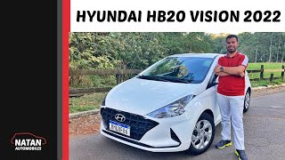 Novo Hyundai HB20 VISION 2022 | O Melhor carro de entrada da marca Coreana