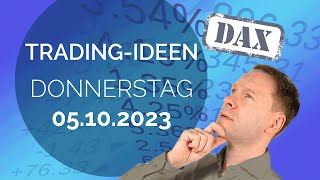 15000 ausreichend getestet? DAX-Trading am Donnerstag mit Setup-Vorstellung