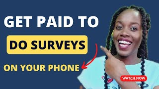 Legit Paid Surveys Available in Kenya(make money online) Get paid Airtime. NEW APP!!