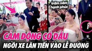 Cảm động cô dâu ngồi xe lăn hạnh phúc trong ngày cưới | Cột Sống Gen Z