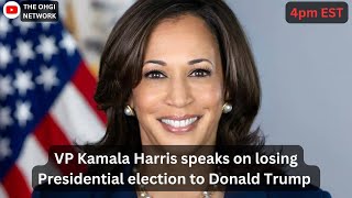 VP Kamala Harris addresses the nation on losing the Presidency to Donald Trump!