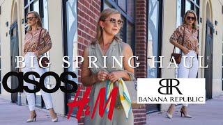 STYLIST FINDS! MY BIG SPRING HAUL 2023! H&M, ASOS, BANANA REPUBLIC, TARGET, AMAZON, ABERCROMBIE