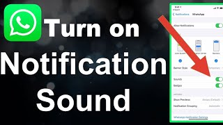 How To On  WhatsApp Notification Sound