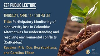 Participatory Monitoring of biodiversity loss in Colombia