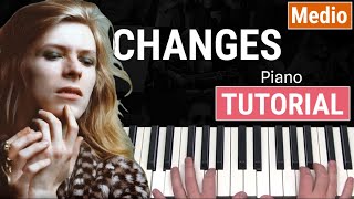 Como tocar "Changes" (David Bowie) - Piano tutorial y partitura