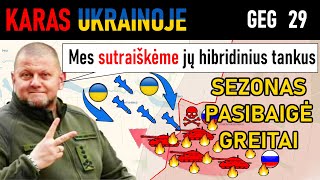 Geg 29: VISIŠKAI PRASTI. Rusijos Tankai Vėžliai SUDAUŽYTI Į GABALĖLIUS | Karas Ukrainoje Apžvalga