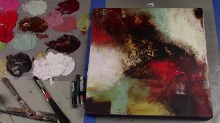 Using Leftover Paint to Start a New Cold Wax & Oil Painting! Part 2 of 2