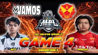 TEAM VAMOS VS. SRG [FULLGAME 4] MPL-MY S14 GRANDFINALS 2024