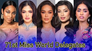 71st Miss World - Meet The Delegates | Miss World 2023 Contestants #missworld #missworld2023