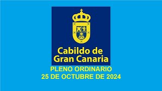 PLENO ORDINARIO 25 DE OCTUBRE DE 2024