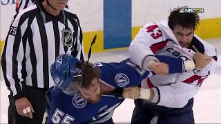 Capitals vs Lighting Game 7 First Period Fight 5-23-18