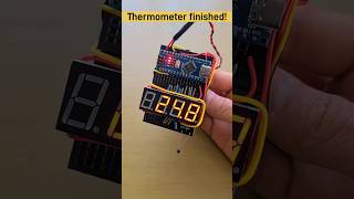 Thermometer using a thermistor #arduino #electronics #diy #technology #sensor #shorts #robot