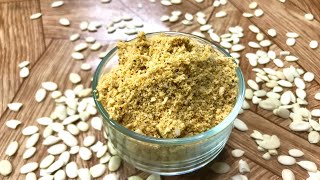 Pucchapappu kaaram | పుచ్చపప్పు కారం | Melon seeds Powder  | Tasty dry fruit Kaaram