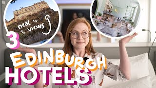 We reviewed 3 COOL HOTELS IN EDINBURGH city centre!