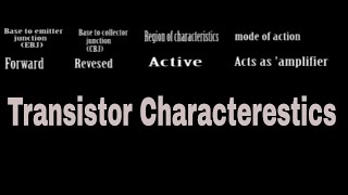 transistor characteristics