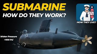 Submarine Working - How do they sink and float?