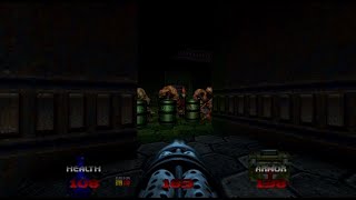 ( Unseen Evil DOOM 64 ) Ultimate DOOM - GZDoom Mod - E1M9 MILITARY BASE - Ultra Violent