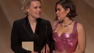 Oscars 2024: America Ferrera informs Kate McKinnon Jurassic Park series are 'not documentaries'