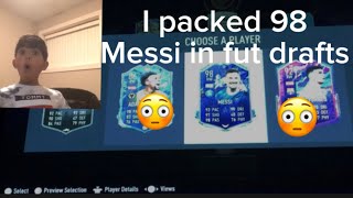 I packed messi…………