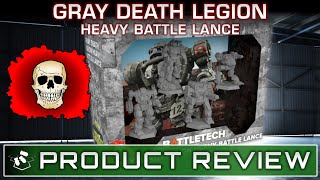 Gray Death Legion Lance Unboxing | Mercenaries Lance Pack | BattleTech Product Review