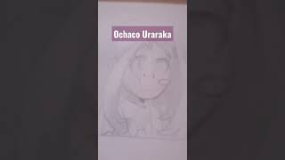 Drawing of Ochaco Uraraka