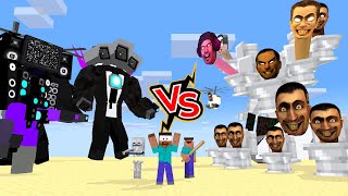 Monster School: ALL STICKMAN VS SKIBIDI TOILET, CAMERA MAN TVMAN  SEASON ALL CHALLENGE - Minecraft