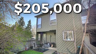 Inside a $205,000 Calgary Townhome!