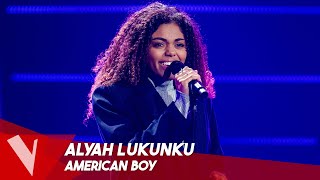 Estelle - 'American Boy' ● Alyah Lukunku | Blinds | The Voice Belgique Saison 11