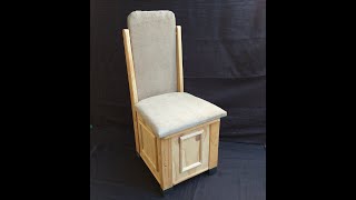 Como fazer uma cadeira de criança com baú e tabua de passar roupa ... Child chair