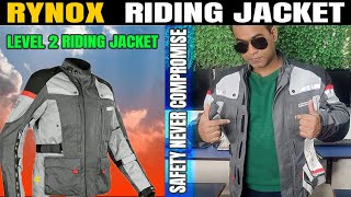 Motorcycle Touring Jacket, Impact Protection & Abrasion Resistance | Rynox Stealth Evo 3 | sam shah