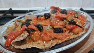 Fettine di girello, carne alla pizzaiola