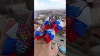 КРАСИВЫЕ БАБОЧКИ 🦋 Переходите по ссылкам в описании профиля #diy #бантики #триколор #обзор