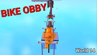 Obby But You're on a Bike (World 14) [Roblox]