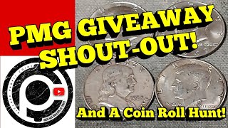 @POORMANSGOLD GiveAway Shoutout! And, Face Value Silver Found Coin Roll Hunting!