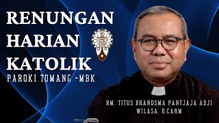 RENUNGAN HARIAN KATOLIK JUMAT 27 SEPTEMBER 2024