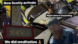 New scotty arrivals ♥️we did meditation 🧘 night view of Darjeeling 🥹❤️