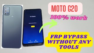 Moto G20 Frp Bypass Without Any Software Or Pc New Easy 2024