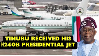 Tinubu New $150M Presidential Jet Arrive Abuja International Airport Amidst Hunger and Poverty.